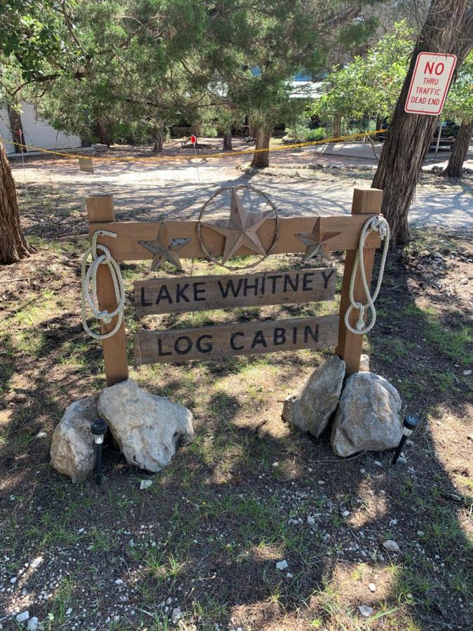 Lake Whitney Log Cabin Lakewood Harbor Extérieur photo