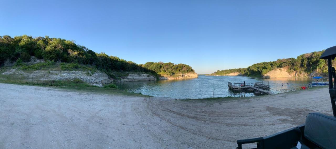 Lake Whitney Log Cabin Lakewood Harbor Extérieur photo